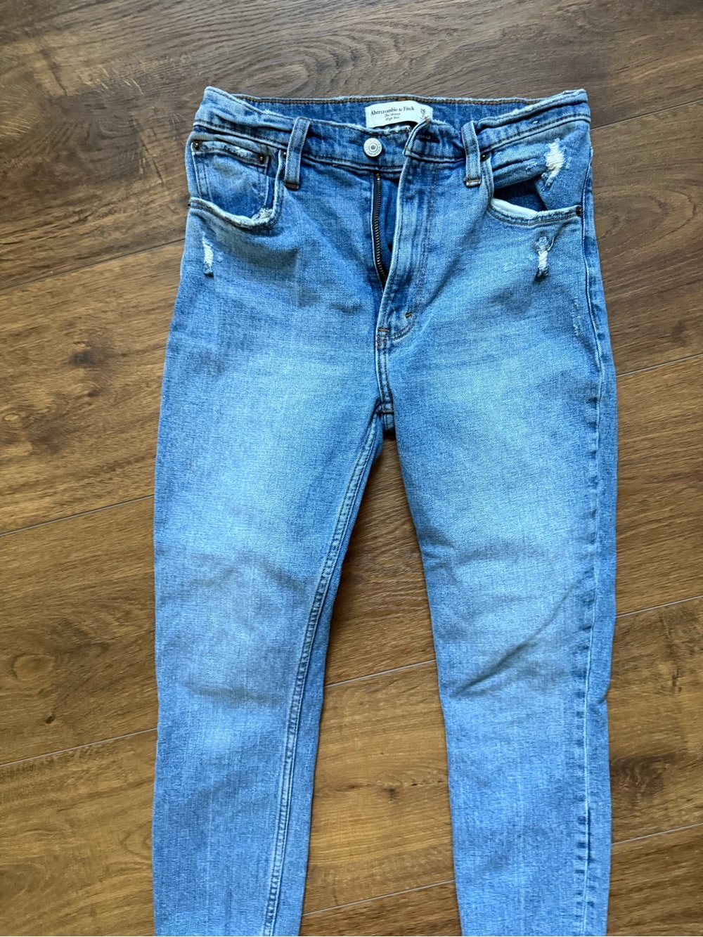 Abercrombie & Fitch Light Blue Skinny Jeans
